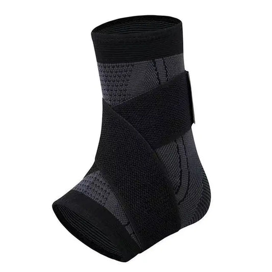 Adjustable Ankle Support Compression Ankle Brace Protector for Running Soccer Basketball Nylon Knitted Gym Bandage Ankle Strap
